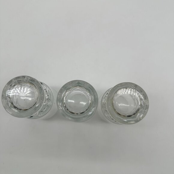 Set of 3 Cristal D'Arques Durand Sully Glass Glasses Highball Drinkware 5 1/2" - Picture 3 of 3